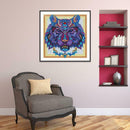5D DIY Special Shaped Diamond Painting Lion Head Cross Stitch Mosaic Kits