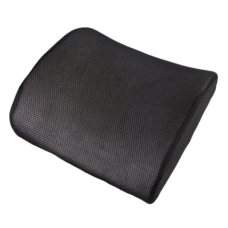 Lumbar Cushion Back Support Travel Pillow Memory Foam Car Seat Home Office Chair