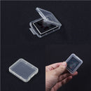 10x Transparent Standard CF Memory Card Case Holder Box Storage Plastic 3C