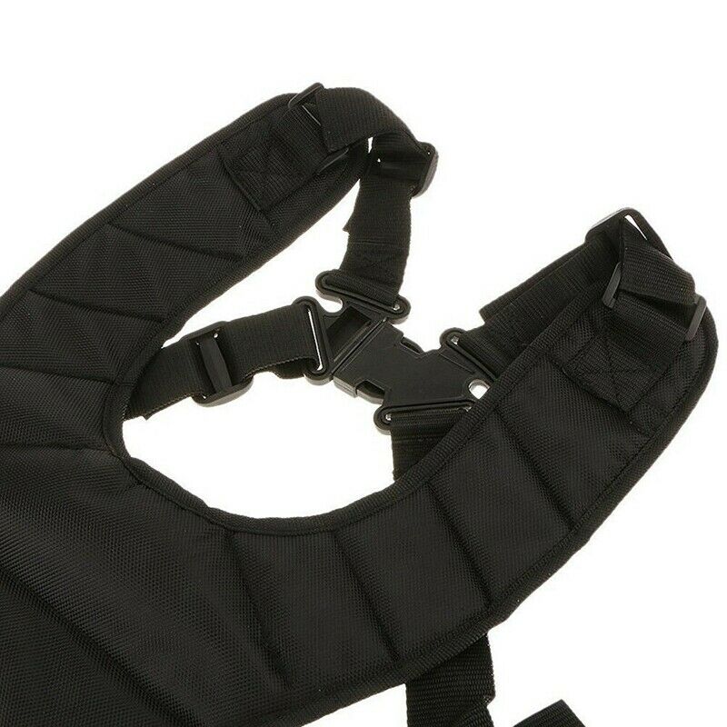 Adjustable Padded Shoulder Harness Strap Garden Brush Cutter Trimmer Strimm G8H3