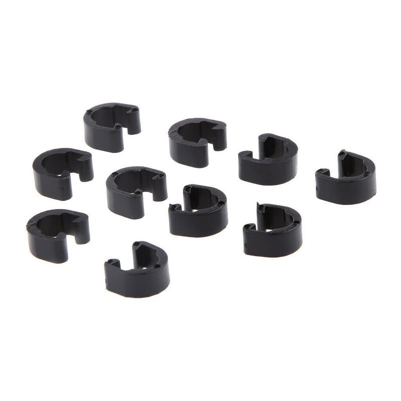 10Pcs Plastic Bike Cable Rotating S-Hook, Bicycle 4 & 5mm Housing Connector +