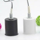E27 Ceramic Screw Base Round LED Light Bulb Lamp Socket Holder Adapter meta
