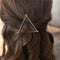 2pcs Geometric Hair Clips Women Triangle Barrettes Hairpins Jewelry Gift