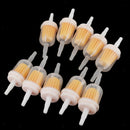Motorcycle Clear Inline Gas Magnetic Fuel Filter 1/4" 5mm 6mm Engine Parts