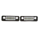 2X White 18LED License Number Plate Lights For Ford Fiesta Fusion Mondeo MK