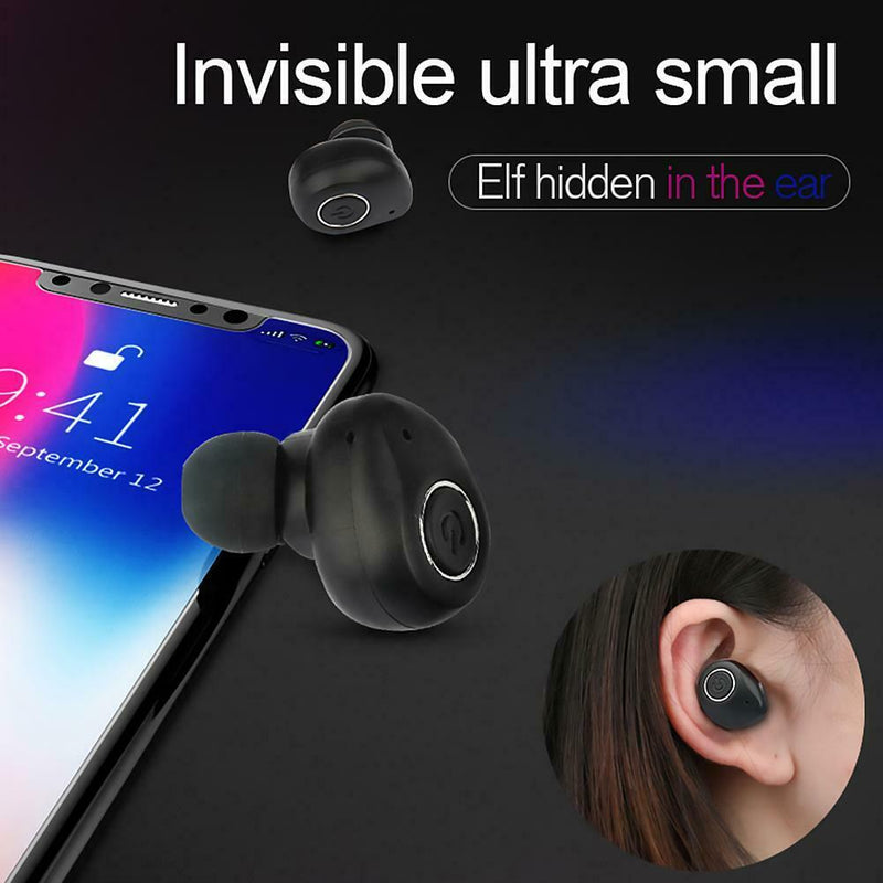 Mini TWS Wireless Bluetooth 5.0 Earphones Noise Cancelling Headset Earbuds w/Mic