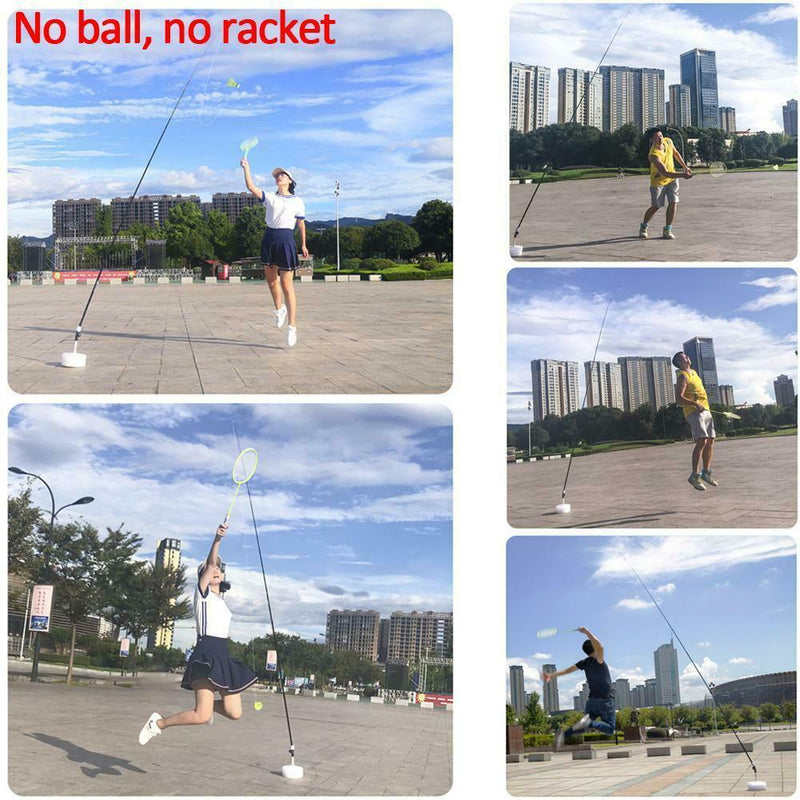 1* Badminton Trainer Stretch Badminton Robot Training Racket Sports Self-study