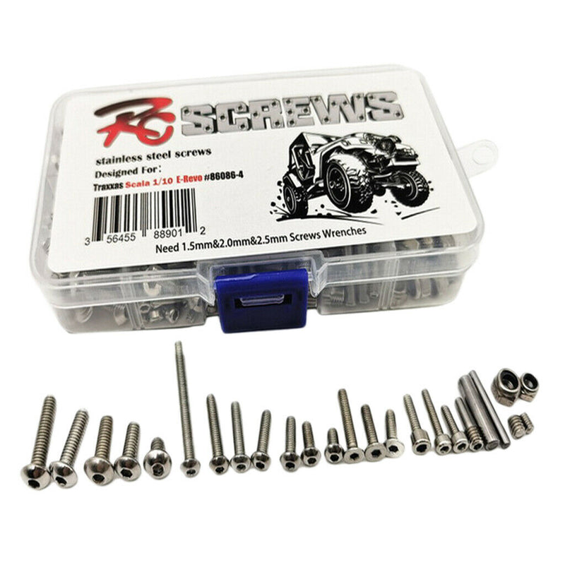 RC Crawler Screws Kit Crawler Stainless Screws Kit RC Cars Accs For -4