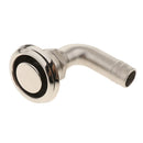 90 Degree Boat Deck Drain, 3/4inch Boat Yacht Weatherproof Hardware Fittings