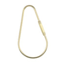 Durable Brass Screw Lock Keychain Ring Clip Tool Hook Clasp Big A shape