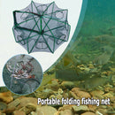 8 Sides 8 Holes Automatic Fishing Net NylonÃ‚Â Crab Fish Trap ShrimpÃ‚Â Cage (E)