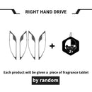 Carbon Fiber Car Interior Door Handle Bowl Frame Cover for BMW E84 X1 11-15