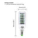 10W UVC Ultraviolet Germicidal Lamp UV Sterilization Light  220V E14