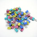 60 PCS Colorful Metal Binder Clips Paper Clip 15mm Office Supplies at Random ~ï¼ˆ