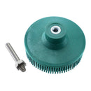 3Inch White Polishing Wheels Grit 120 Radial Bristle Disc Emery Rubber Abra