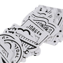 46pcs/set Creative hand account decoration diy album paper stickers  LPES
