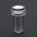 2Pcs Image Tool Nail Art Clear Jelly Plate Scraper Transparent Stamper Manicure