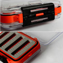 hot Double Side Waterproof Foam Fly Fishing Bait Lure Hook Storage Case Box Gw