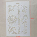 Plastic Layering Stencils Template DIY Painting Scrapbooking Tool Flower Supply