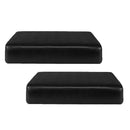 2x Anti-slip PU Stretch Sofa Seat Cushion Slipcovers Covers Single Seat