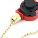 Zing Ear ZE-268S1 Switch 4 Wire 3 Speed Ceiling Fan Light Switch Pull Chain  JR