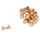 60x Brass Chicago Screws Belt Nail Studs Rivet Binding Book Photo Album 8mm