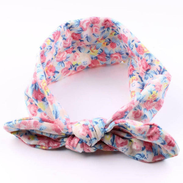 Cute Baby Headband Bunny Ear Girl Headwear Bow Elastic Knot Headbands #gib
