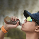 2 Pieces Energy Water Bottle Hiking Cycling Hydration Pack Roll Up Flask