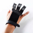 Shooting Guard 3 Finger Protector Glove Cowhide Archery Arrow Bow Black