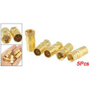 5pcs Straight F-Type Male to TV PAL Female RF Coaxial Connector Adapter Jac R3Y9