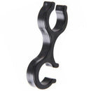 Portable Trekking Pole Walking Stick 8 Shaped Clip Clamp Accessories Black F9P1