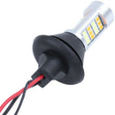 2X Bau15S 1156 P21W S25 42Smd Switch Back Led White Drl & Amber Turn Signal L4B8