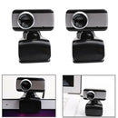 2x Portable Video Web Cam With Mic USB Clip Web Camera For PC Computer Live Chat