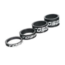 Bike Carbon Fiber Headset Spacer Bicycle Stem Spacer Set(4 PCS) 28.6mm