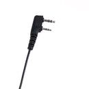 2Pin Sports Earpiece Headset w/ PTT MIC for BAOFENG Retevis Radios Black K1B