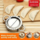 1x Stainless Steel Dumpling Maker Mould Dough Presser Wraper Cutter Kitchen Tool