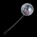 For Treat Parrots Birds Ball Toys Food Feeder Cage Hanging Bell Foraging C RKO