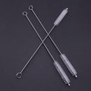 8Pcs Stainless Steel Metal Drinking Straw Straws with 3 Cleaner Brush Kit