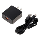 K6 US Plug QC3.0 + Type C Full-speed Fast Charging Wall Charger Travel Adapter