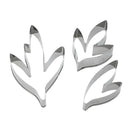 Peony Flower Leaves Cake Cutter Mold Stainless Steel Cookie Cutter Set