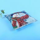 Christmas Snowman Cotton Linen Throw Pillow Case Cushion Home Sofa Decor(1)