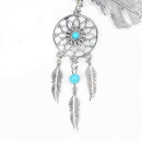 Natural Opal Stone Dreamcatcher Keyring Fashion Boho Car Bag keychain