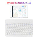 Portable Bluetooth 3.0 Keyboard Rechargeable PC Wireless Keypad (White) A