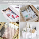 12 PCS Adjustable Drawer Separator, Grid Drawer Divider DIy Plastic Organiz F1J1
