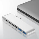7 In 1 USB Type C Hub USB C & SD/TF Card Reader 2 USB 3.0