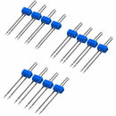 12 Pieces Twin Needles, Double Twin Needles with Plastic Box for Household  M9S6