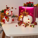 2m 20LED Lamp String Pinecone Shape Copper Battery Warm White Xmas Decor A
