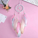 Boho Dream Catcher Beaded Colorful Natural Feathers Handmade Beaded Weave C V7F8