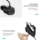 Car Kit Bluetooth FM Transmitter Handsfree MP3 Player Headset USB Charger Audio