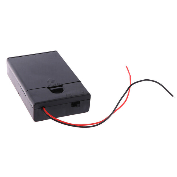 Battery box holder ON/OFF Switch for 3 X AA Battery Waterproof w/ wiME